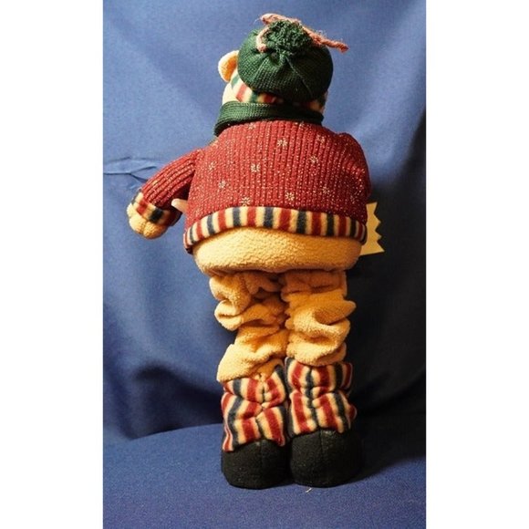 Christmas Holiday Themed Bear Decor 17" -NO FLAWS - Picture 3 of 5